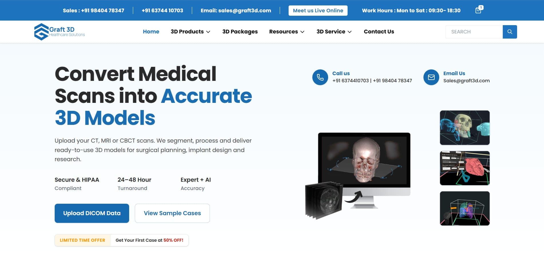 Graft 3d website