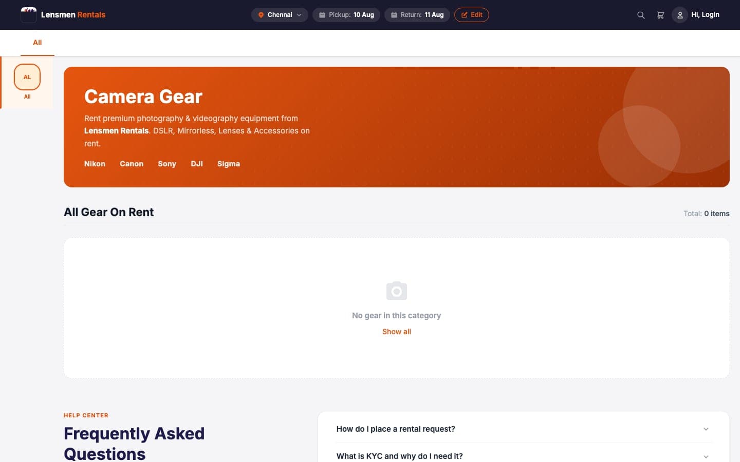 Lensmen website