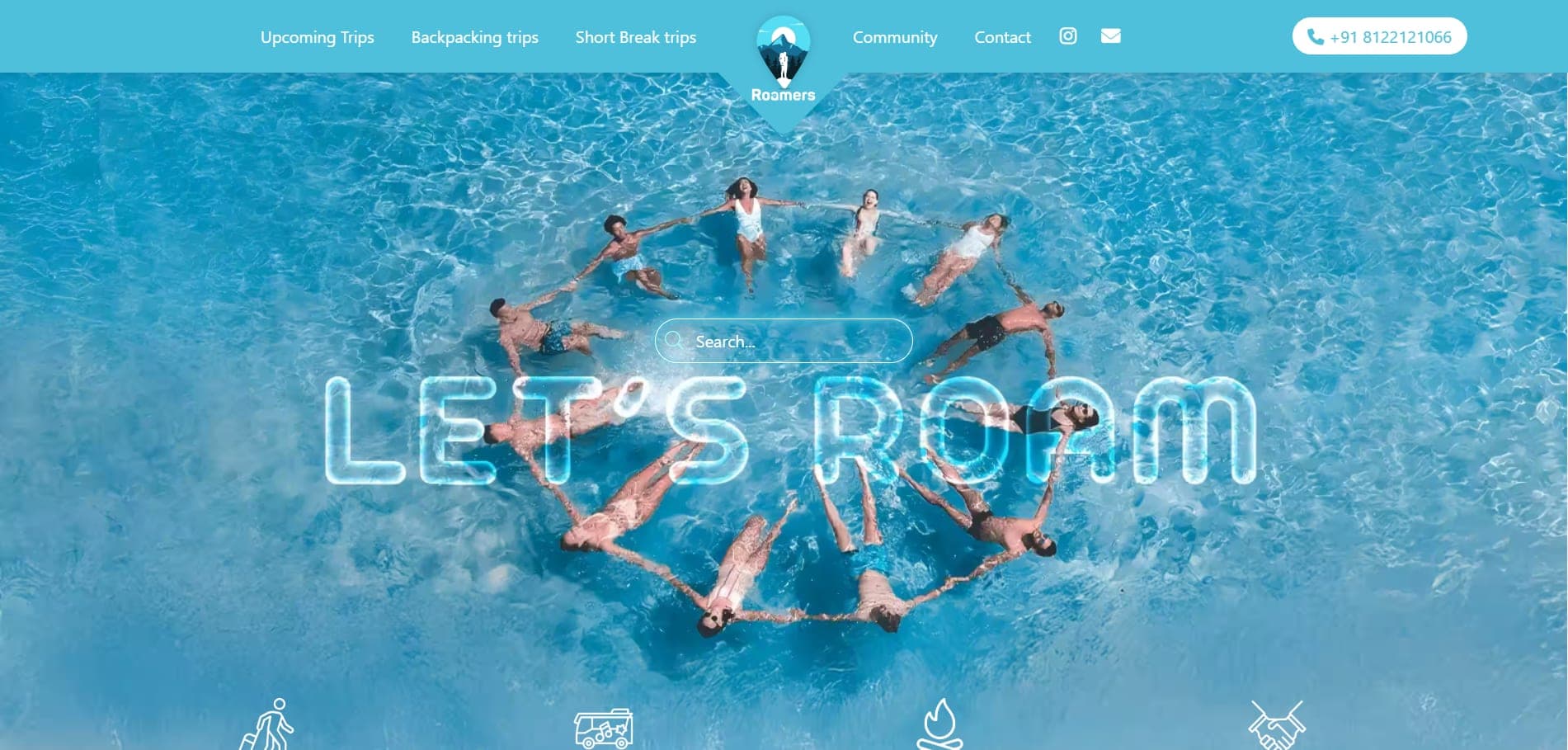 Roamers website