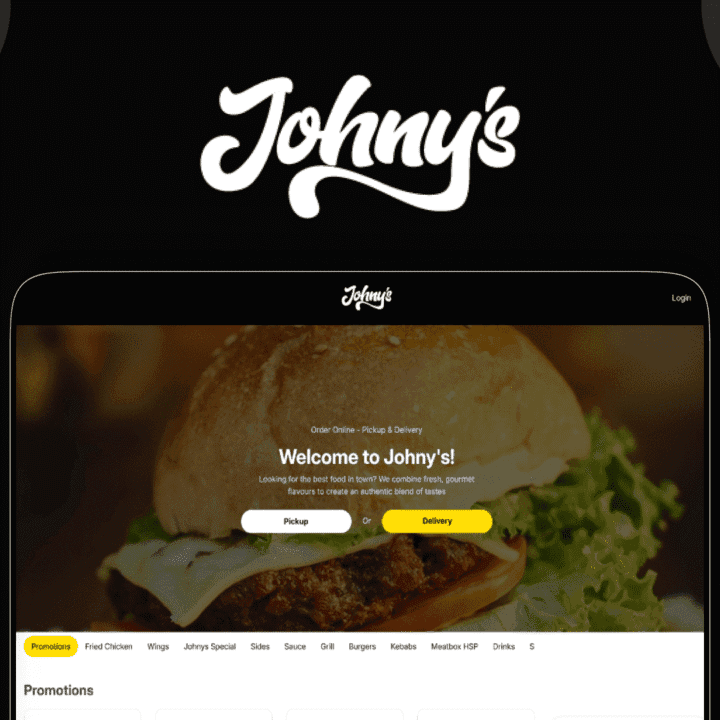 Johnys — online store built by Techie Nutpam
